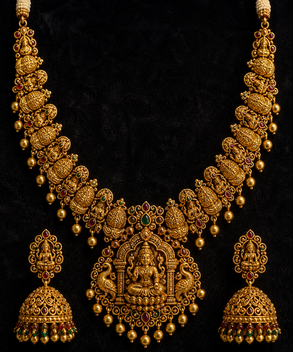 Temple Necklace Set